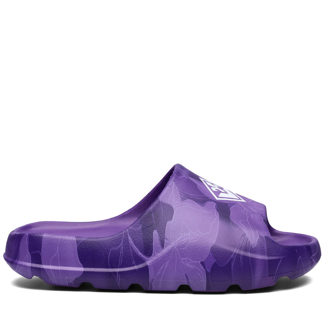 Violet Unisex Stripe Flip-Flops for Swimming main