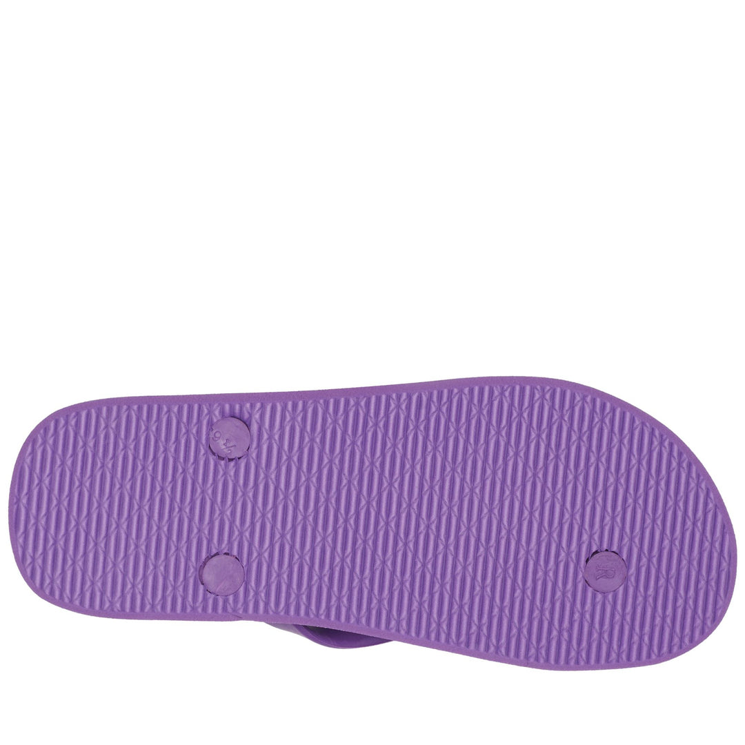 Violet Unisex Swimming Flip-Flops with Team Graphics main