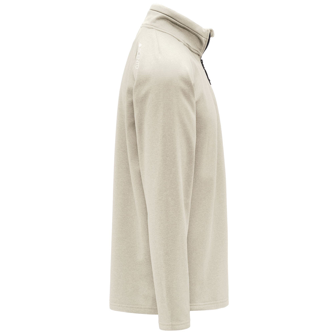 Beige Unisex Slim Fit Lightweight Mid-Layer Fleece main