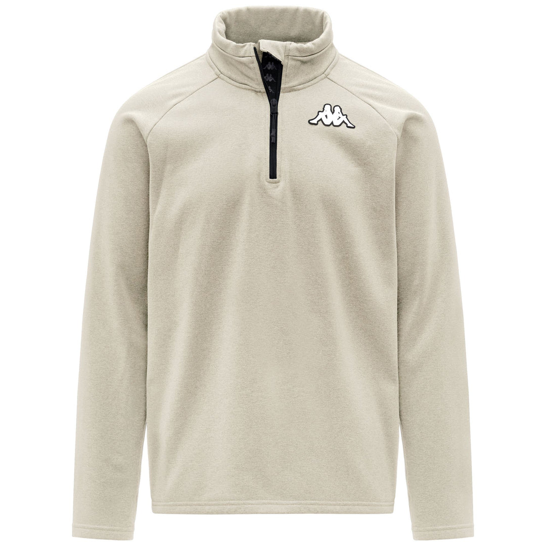 Beige Unisex Slim Fit Lightweight Mid-Layer Fleece main