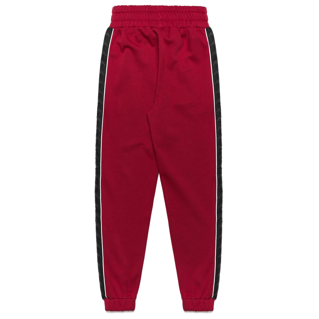 Red women's sport trousers with elastic waistband main