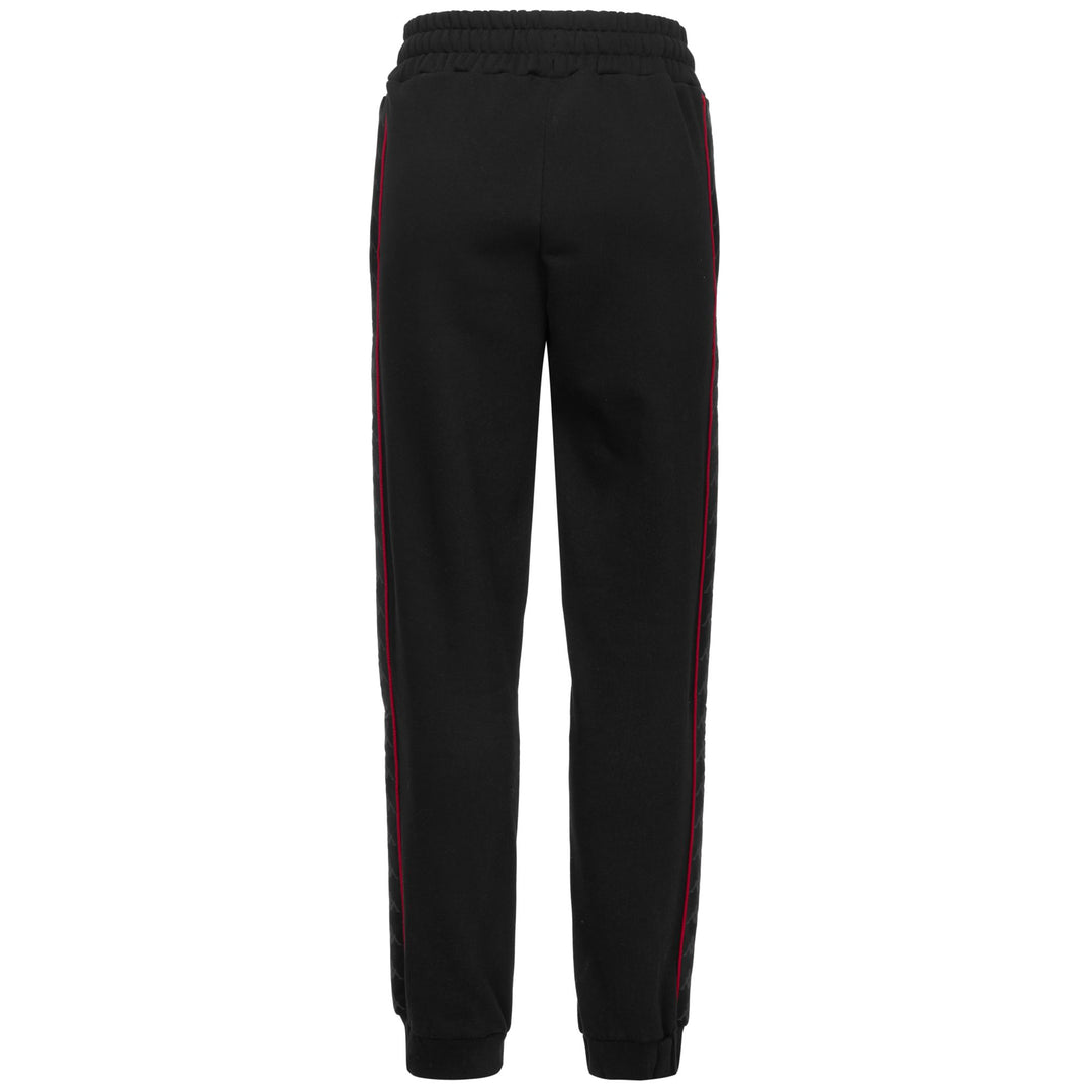 Pantalon de sport noir pour femme, coupe classique, en polaire brossée main