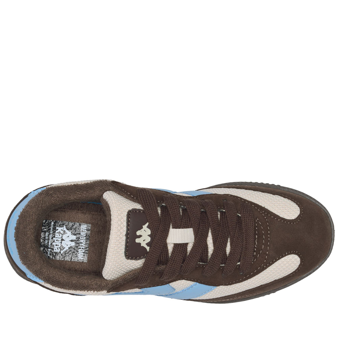 Zapatillas deportivas unisex de color beige, corte bajo, con suela de goma. main