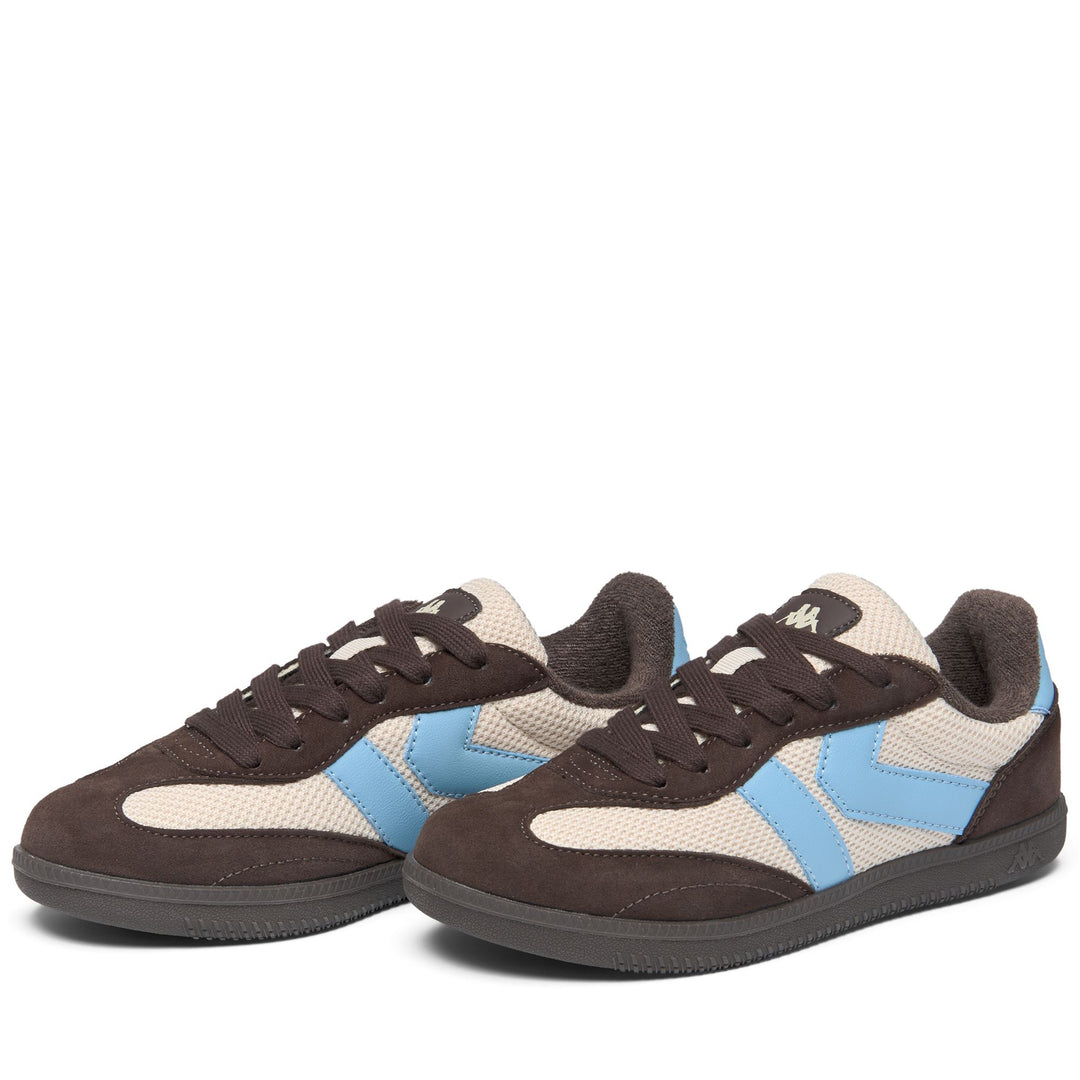 AUTHENTIC  PARKER 2 - Sneakers - Low Cut - Unisex - BEIGE BANANA-BROWN BEAN-AZURE CELESTE 01