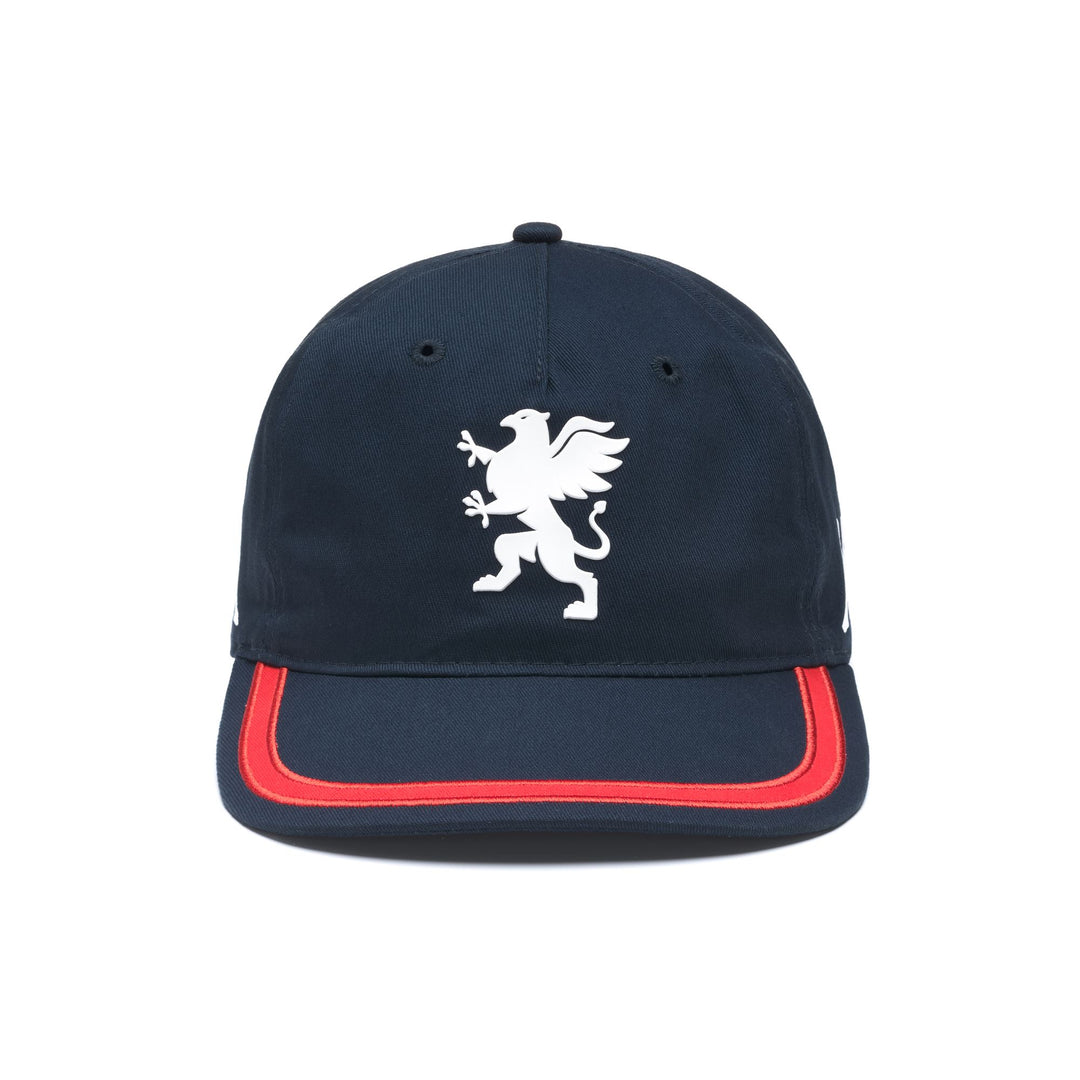 Blue Unisex Cotton Cap for Genoa Football Team 01