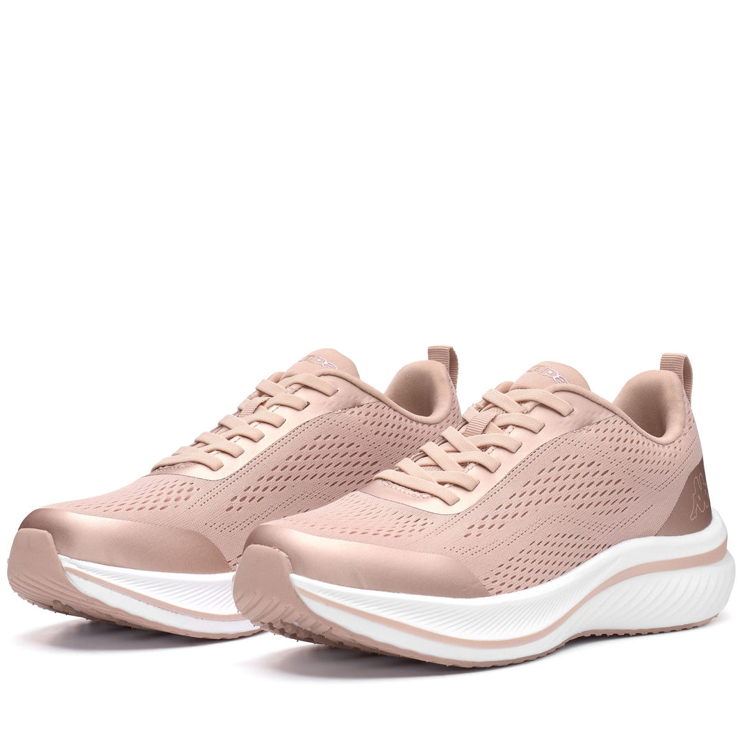 Pink Women's Low Cut Sneakers with Breathable Mesh Upper main