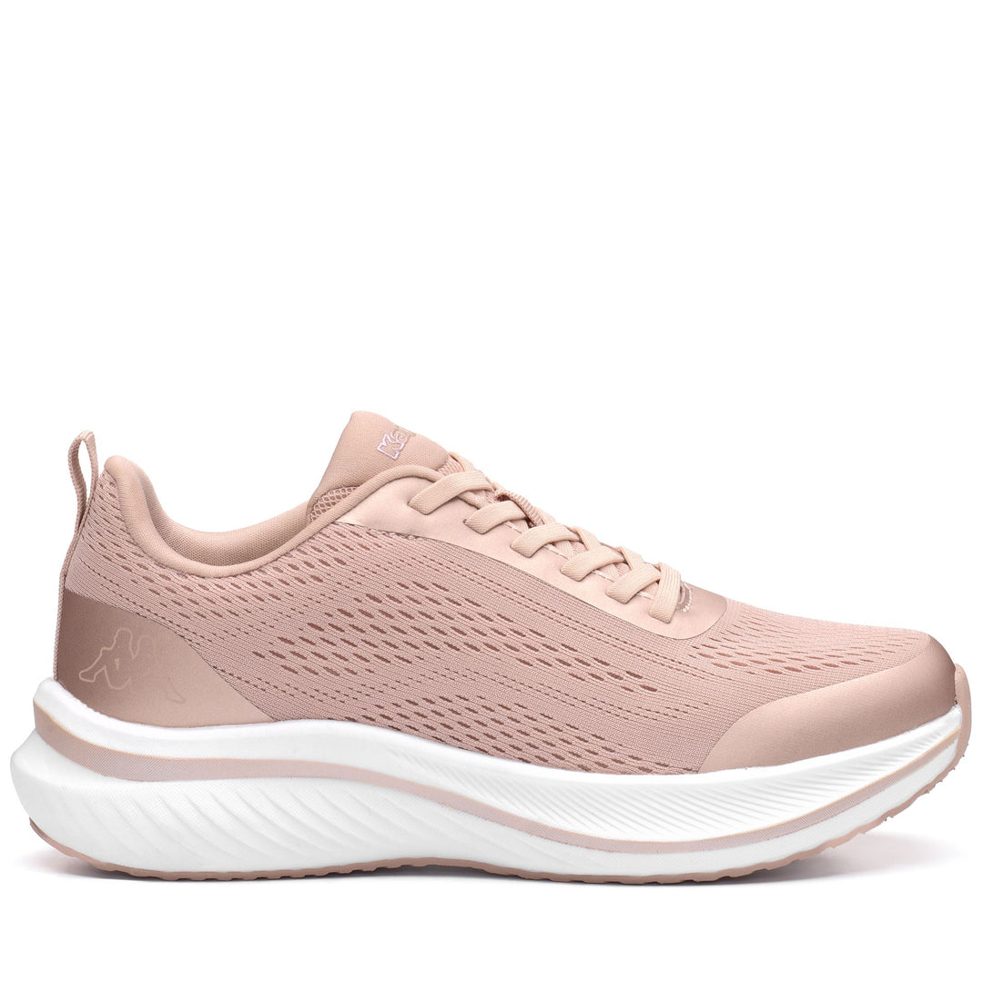 Pink Women's Low Cut Sneakers with Breathable Mesh Upper 01