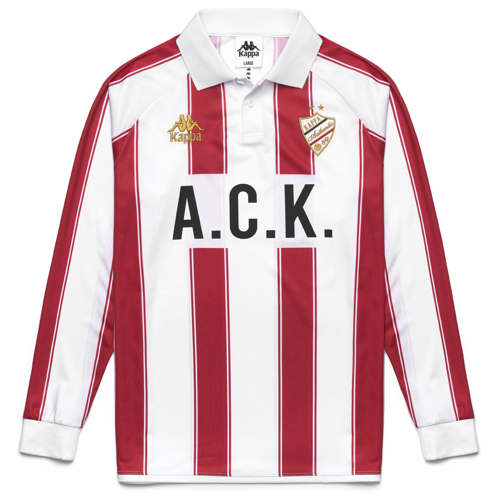 White and Red Men's Football Polo Shirt for Active Lifestyle 02