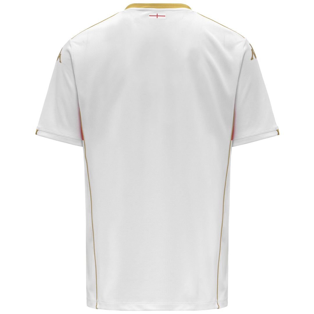 Camiseta deportiva de juego para hombre blanca y roja con tecnología Hydro-Way main