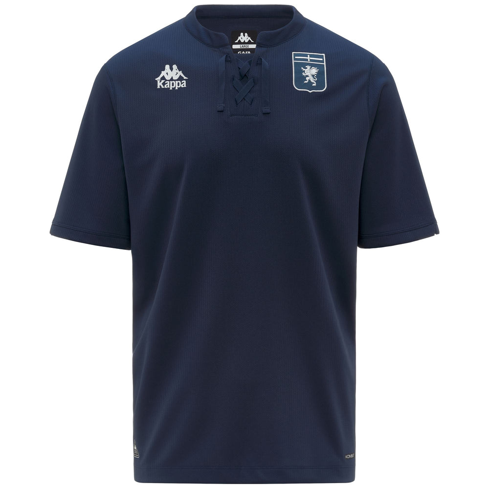Blue Men's Genoa Football Shirt 02