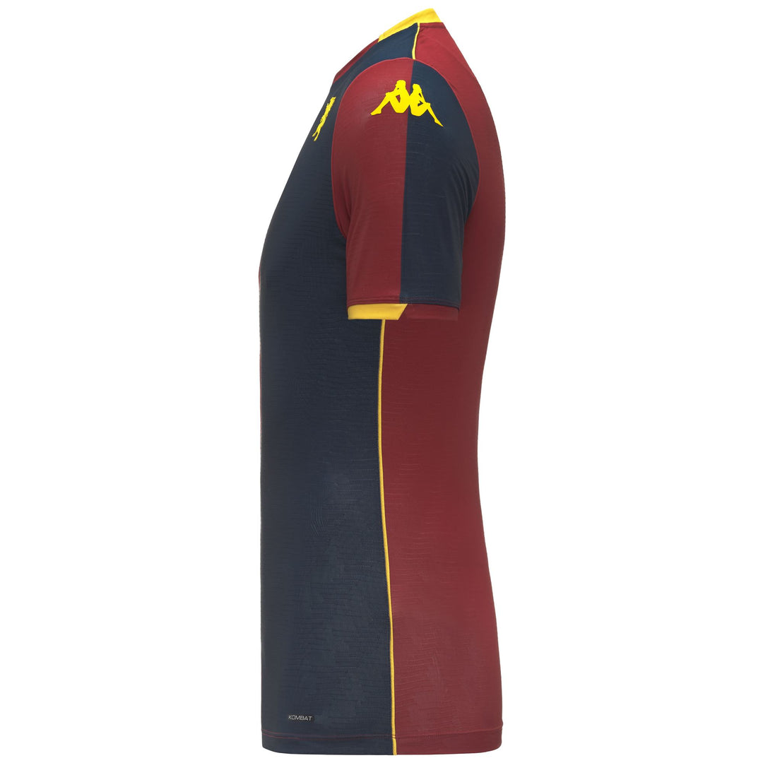 Red men's slim fit active jersey shirt with Hydro-Way protection main