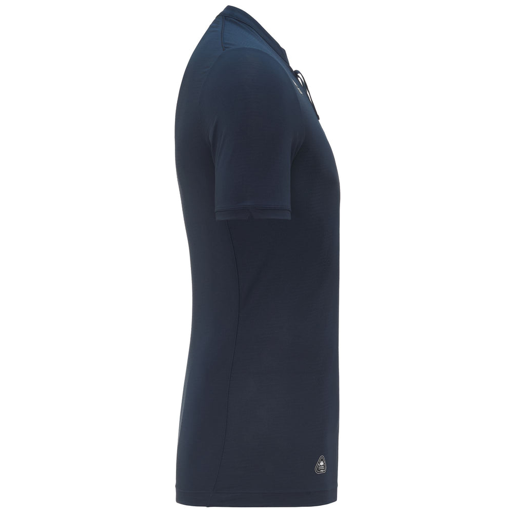 Dark Blue Men's Active Jersey Shirt with Slim Fit 02