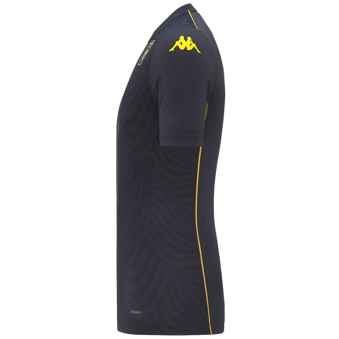 Maillot de gardien de but de football Genoa pour homme, gris, coupe ajustée, en tissu recyclé main