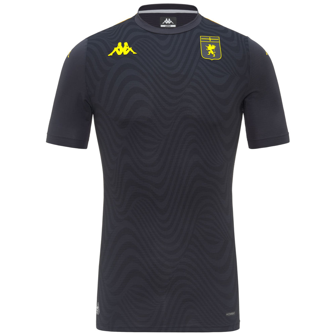 Grey Men's Slim Fit Genoa Football Goalkeeper Shirt 01