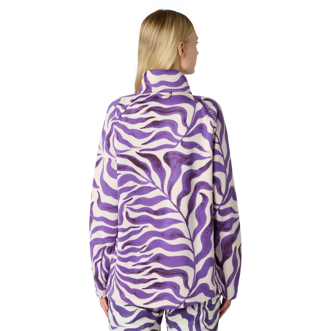 Beige Unisex Slim Fit Technical Fleece with All-Over Print main