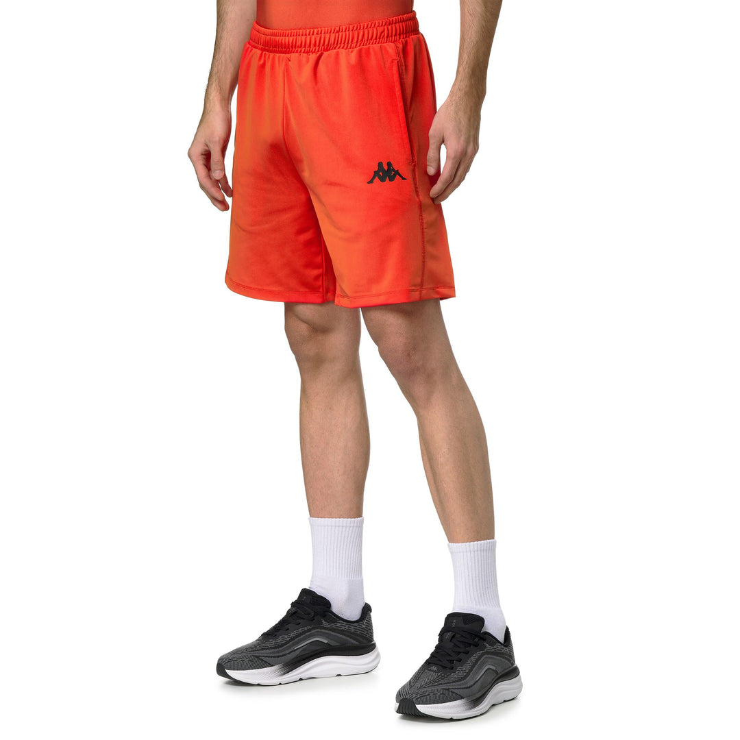 Orange Men's Regular Fit Training Shorts in Technical Jersey main