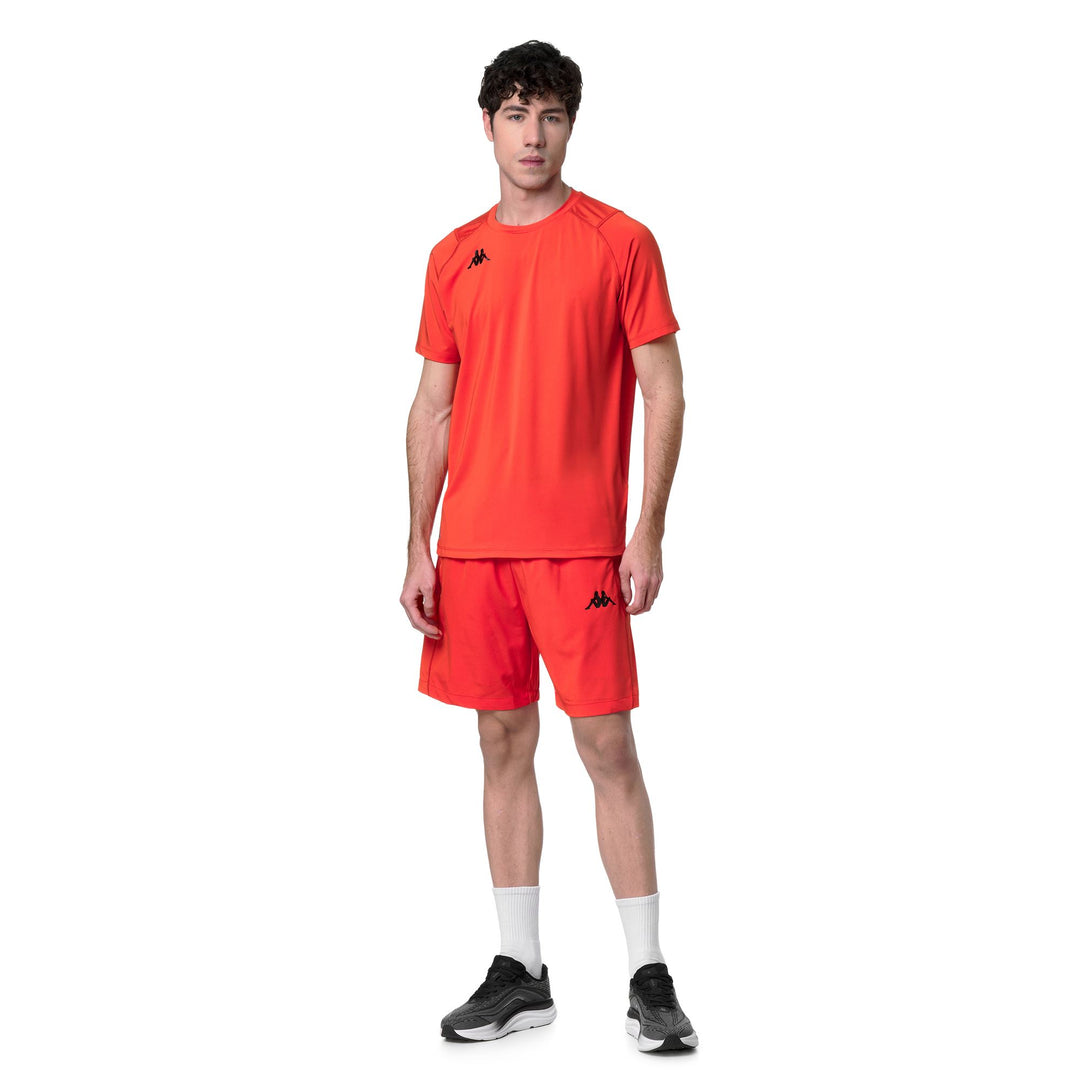 Orange Men's Regular Fit Training Shorts in Technical Jersey main