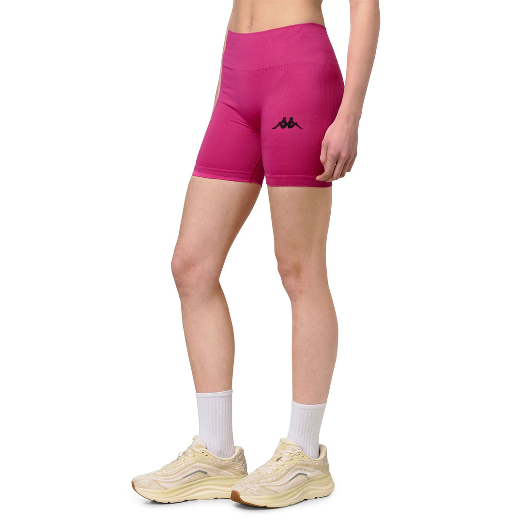 Violet Women's Skin Fit Seamless Compression Sport Shorts 01