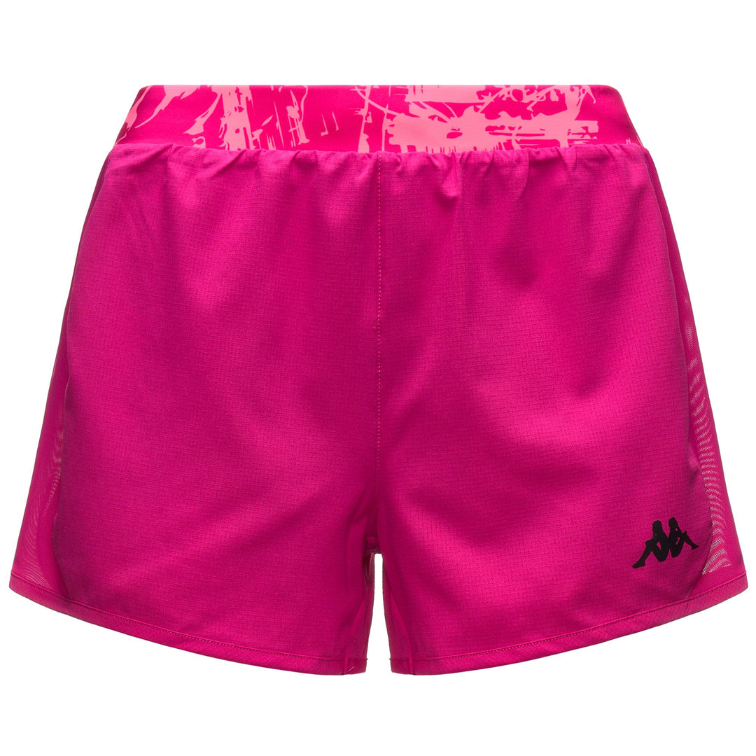 Violet Women's Slim Fit Training Shorts with Mesh Inserts 01