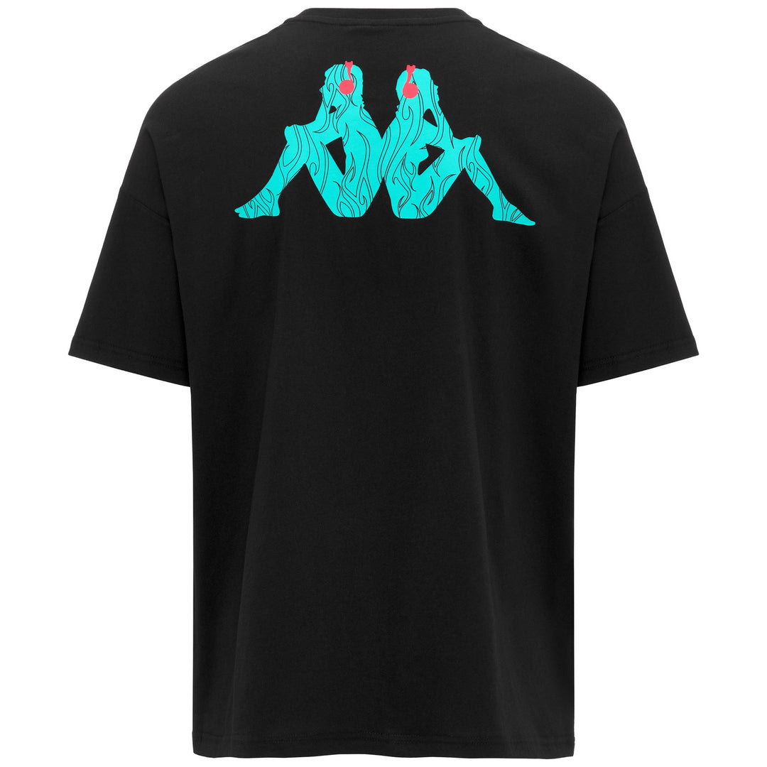 Kappa FuturFestival Black Men's Comfort Fit Sportswear T-Shirt main