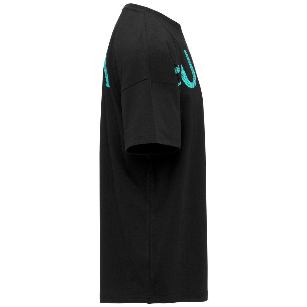 Kappa FuturFestival Black Men's Comfort Fit Sportswear T-Shirt 02