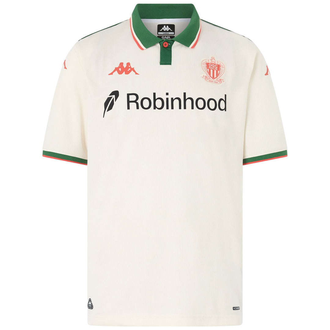 Maillot deportivo blanco para hombre con protección Hydro-Way 01