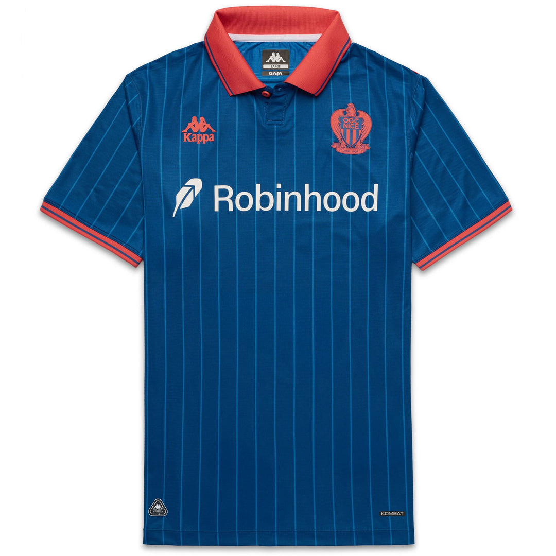 Camiseta deportiva para hombre azul naranja con protección Hydro-Way 01