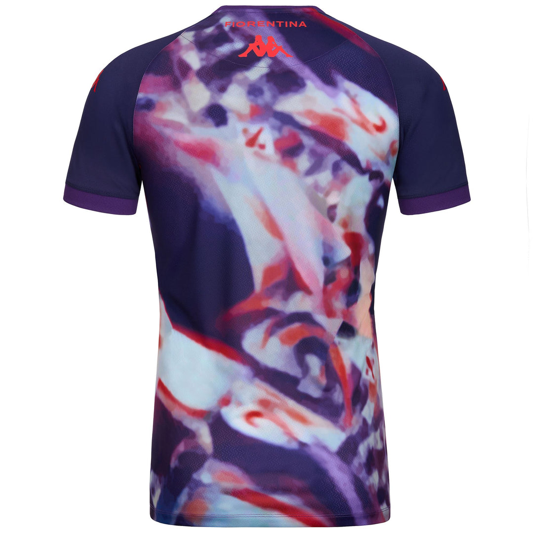 Blue Men's ACF Fiorentina Football Slim Fit Pre-Match Shirt main