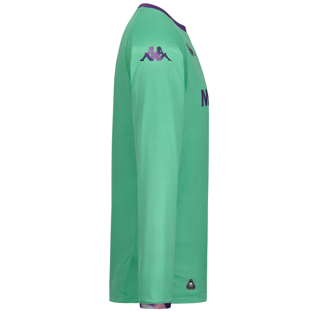 Maillot de gardien de but de football ACF Fiorentina vert pour homme, coupe ajustée main