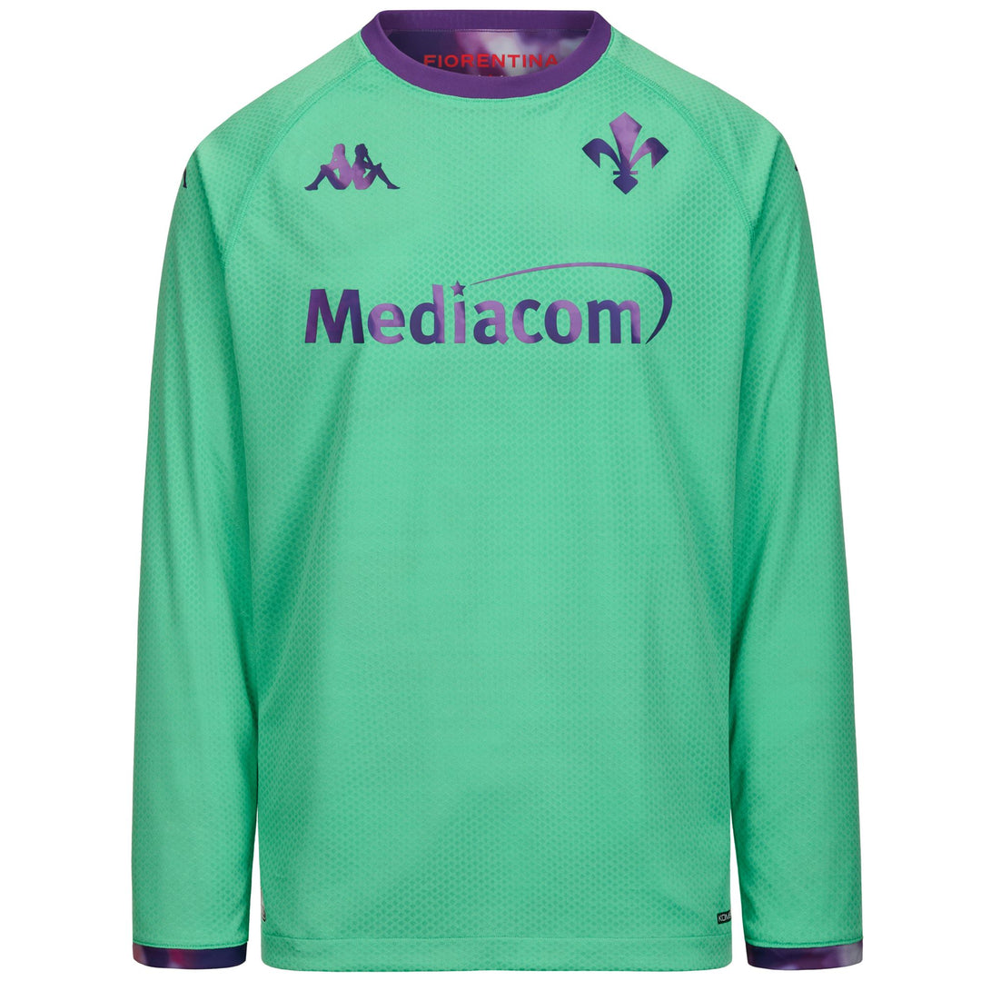 Maillot de gardien de but de football ACF Fiorentina vert pour homme, coupe ajustée 01