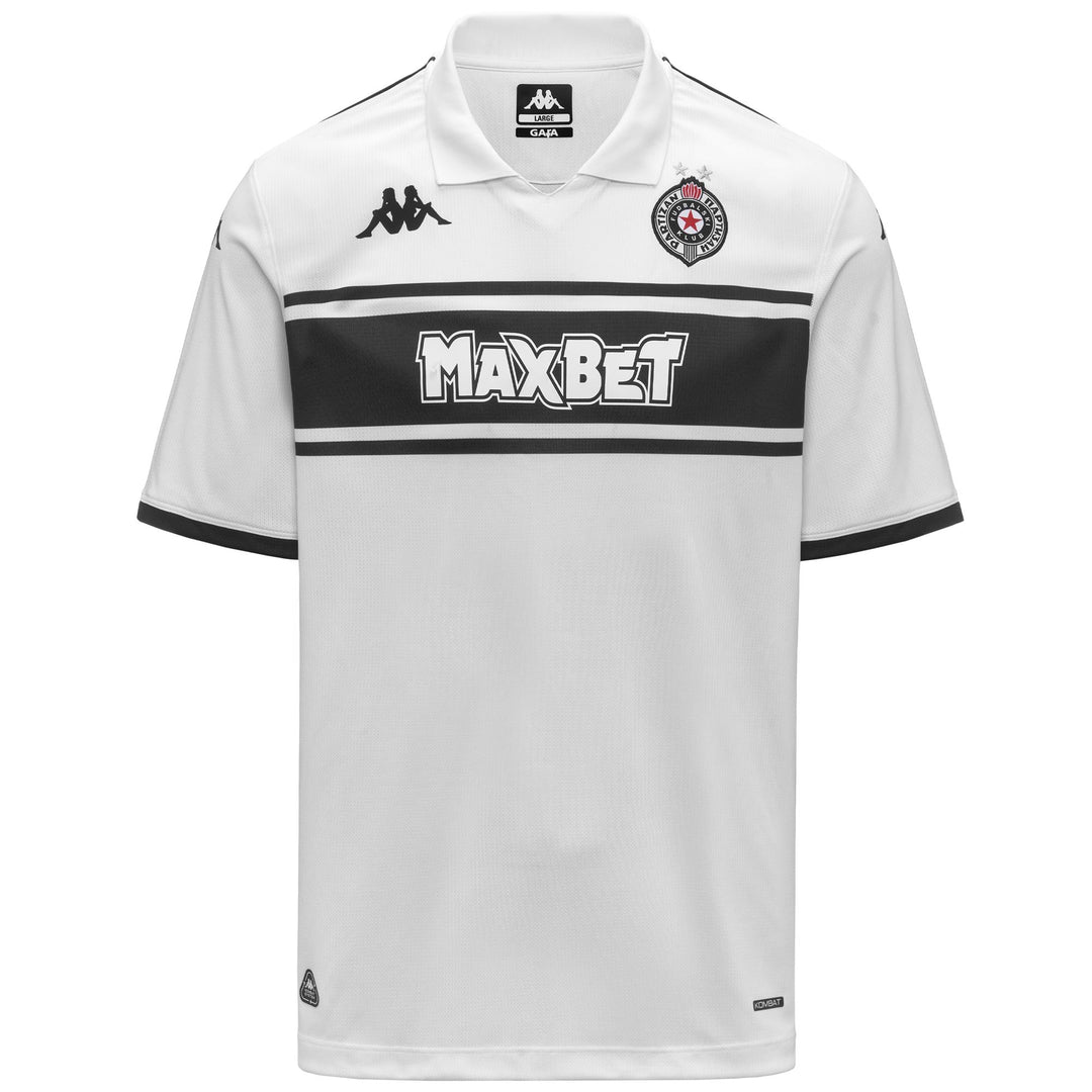 White Men's Partizan Football Shirt 01