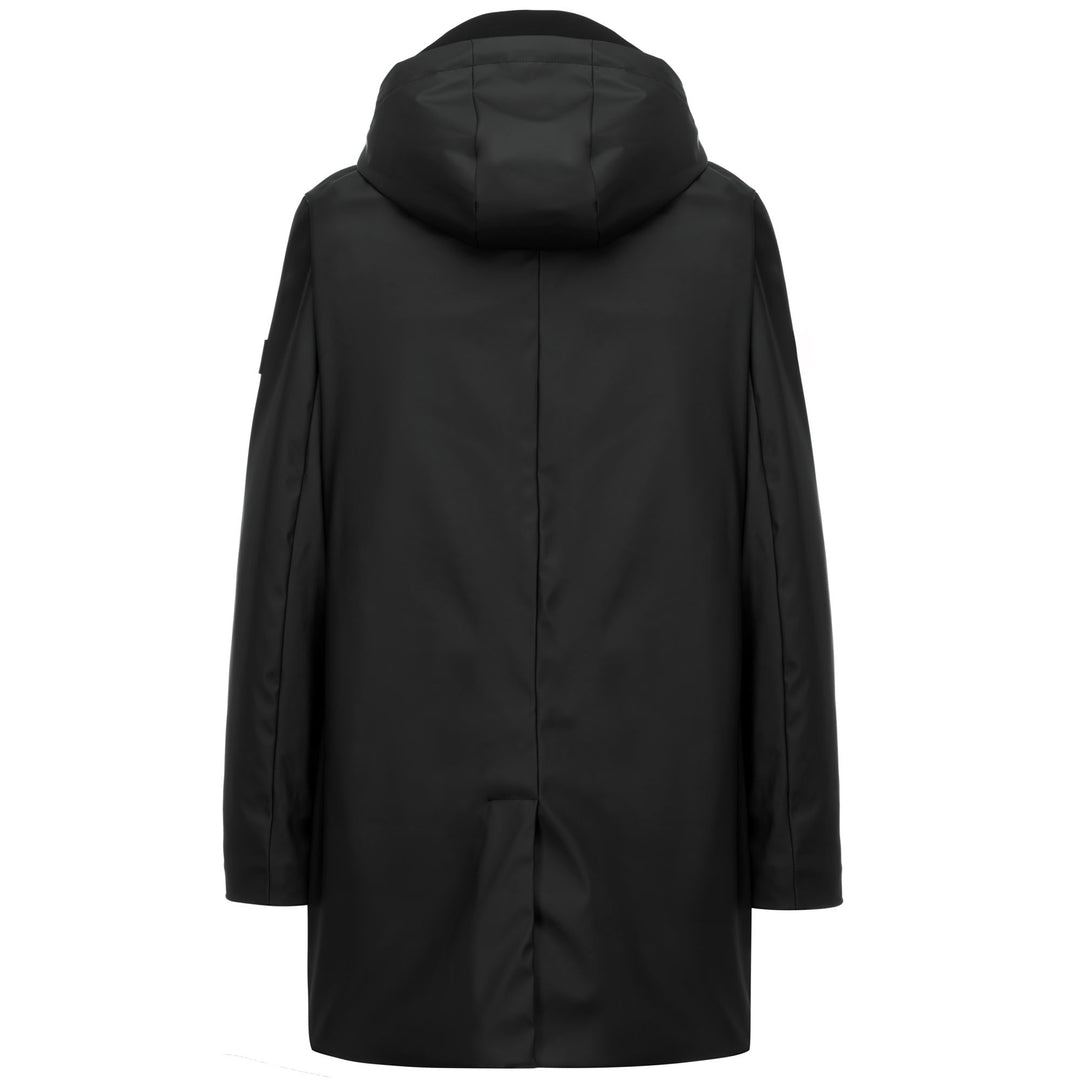Black Women's Long Waterproof Jacket with Lightweight Insulation main