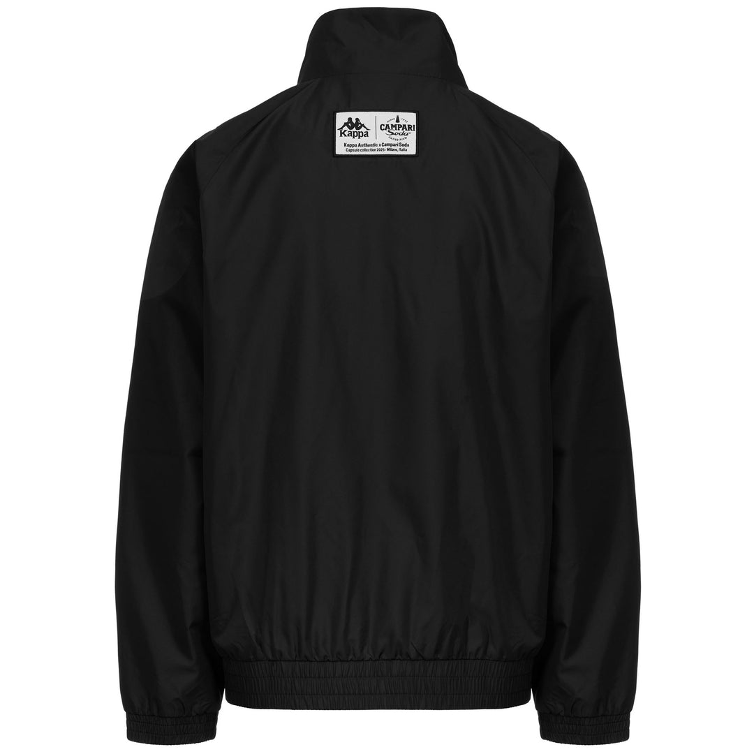 Sudadera negra para hombre con gráficos estampados y parches main