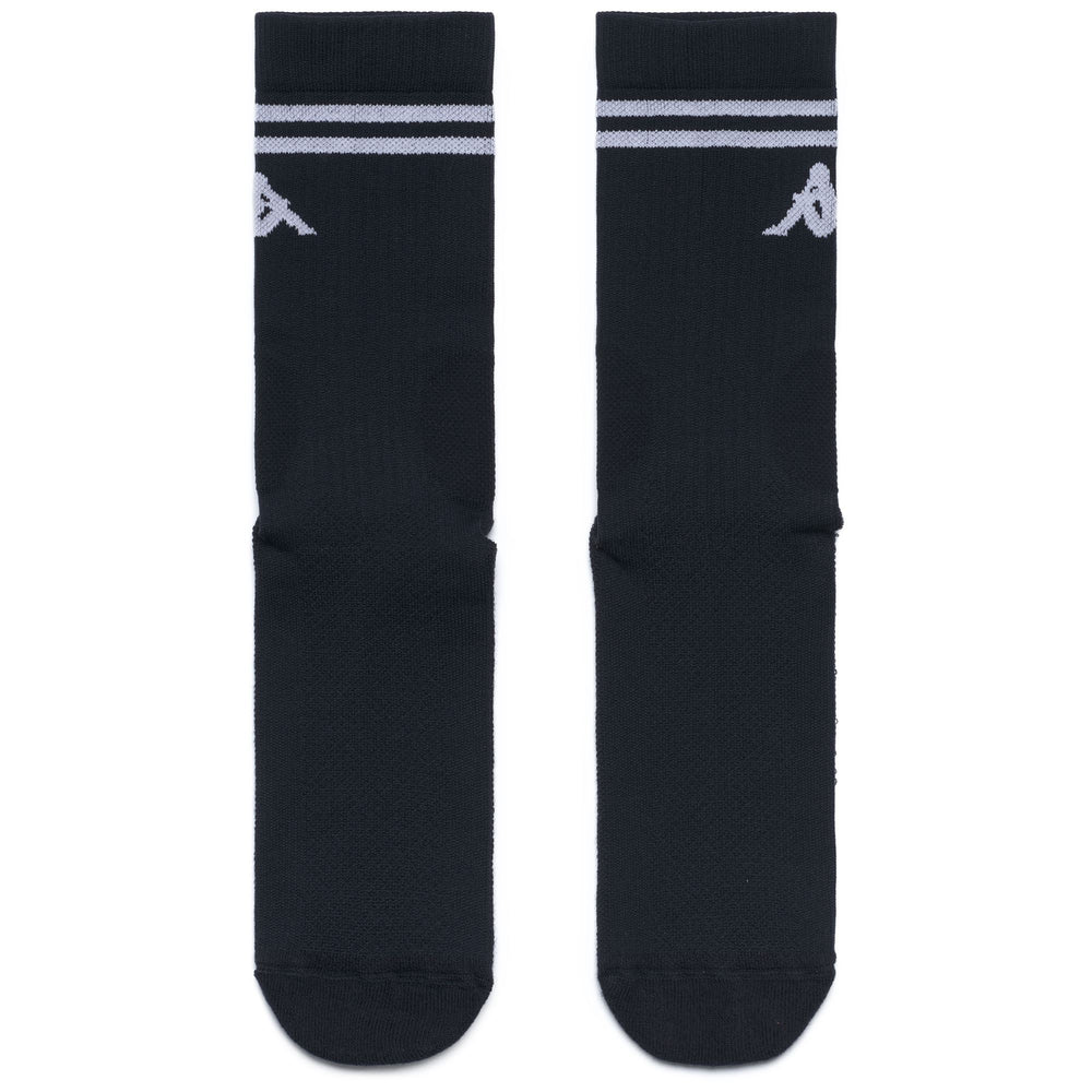 Blue Men's Anti-Slip Quarter High Soccer Socks 02