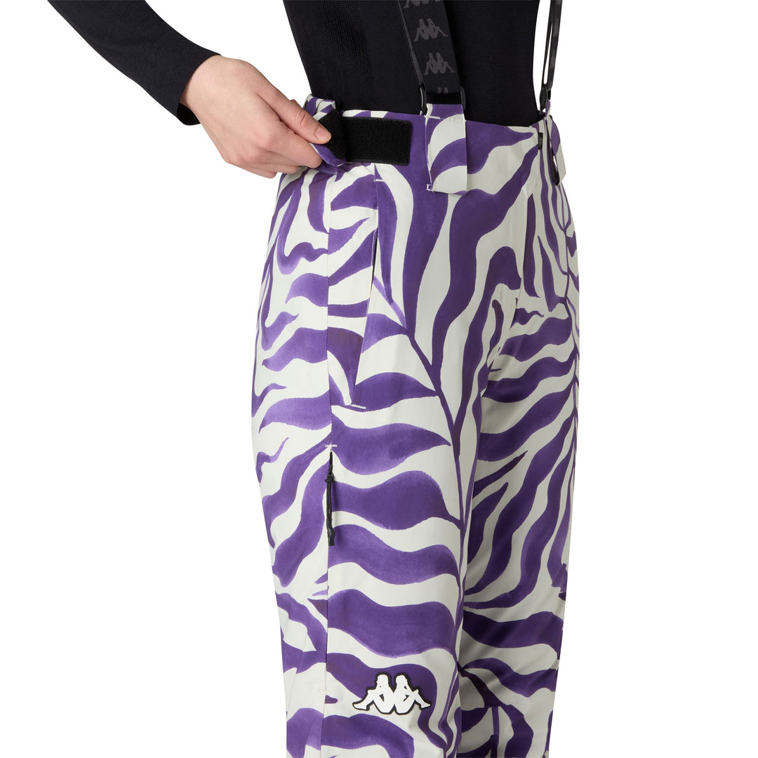 Beige Women's Slim Fit Insulated Ski Pants with Waterproof Protection main