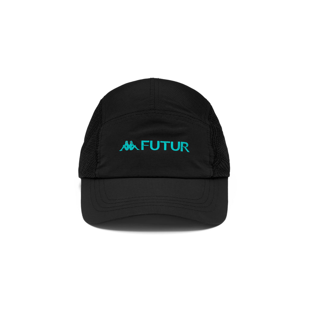 Kappa FuturFestival Black Unisex Sportswear Cap with Mesh Side