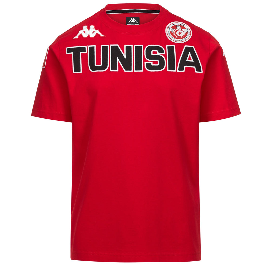 T-shirt da uomo rossa slim fit in cotone 01