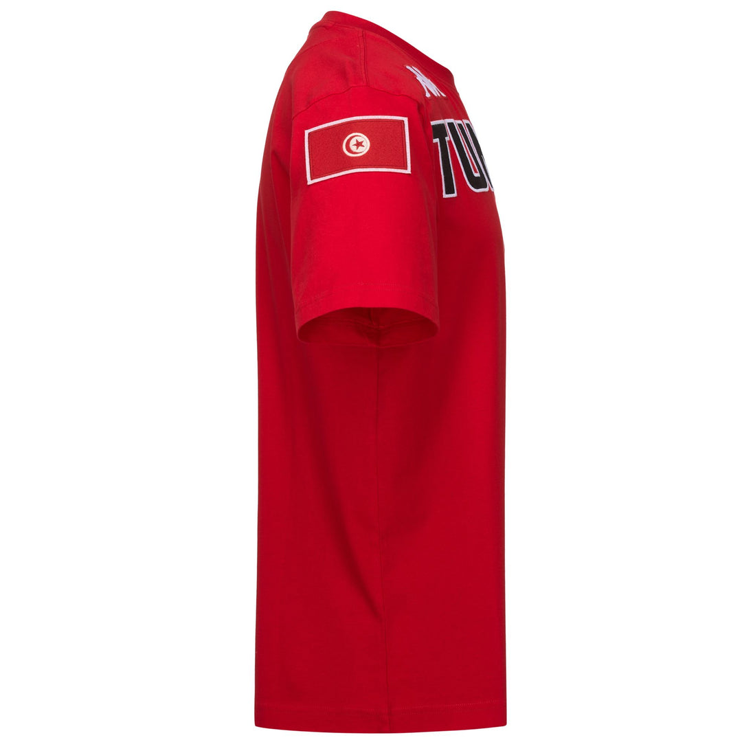 T-shirt da uomo rossa slim fit in cotone main