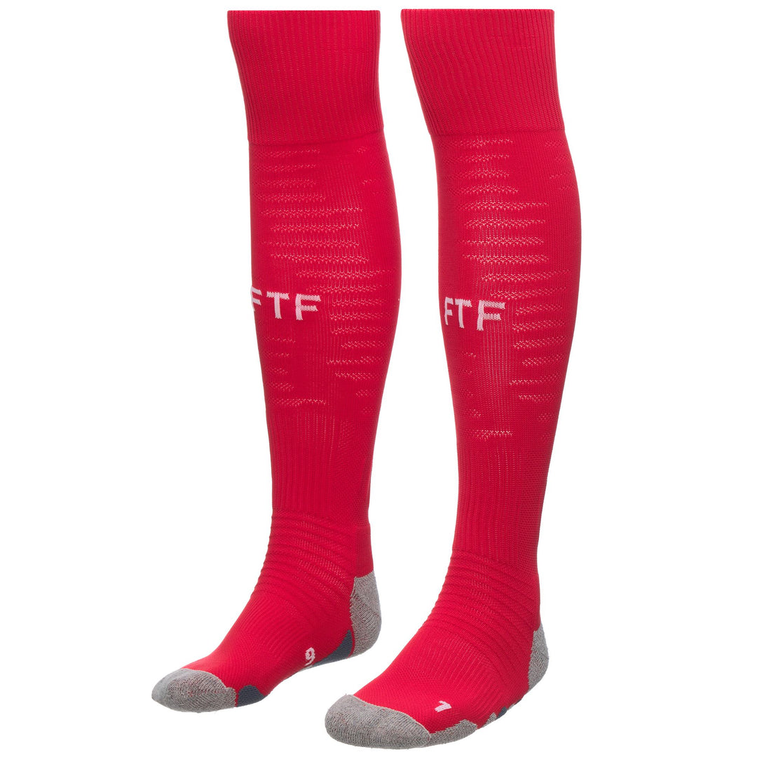 KOMBAT SPARK PRO 2 TUNISIA 1PACK - Socks - Knee High Sock - Man - Red-White 01