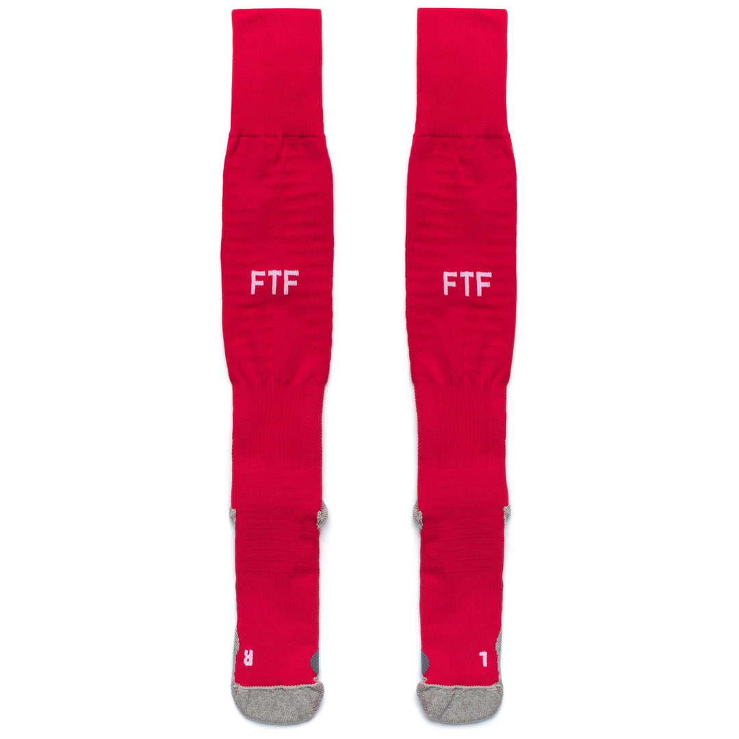 Red Men's Knee High Sock 01