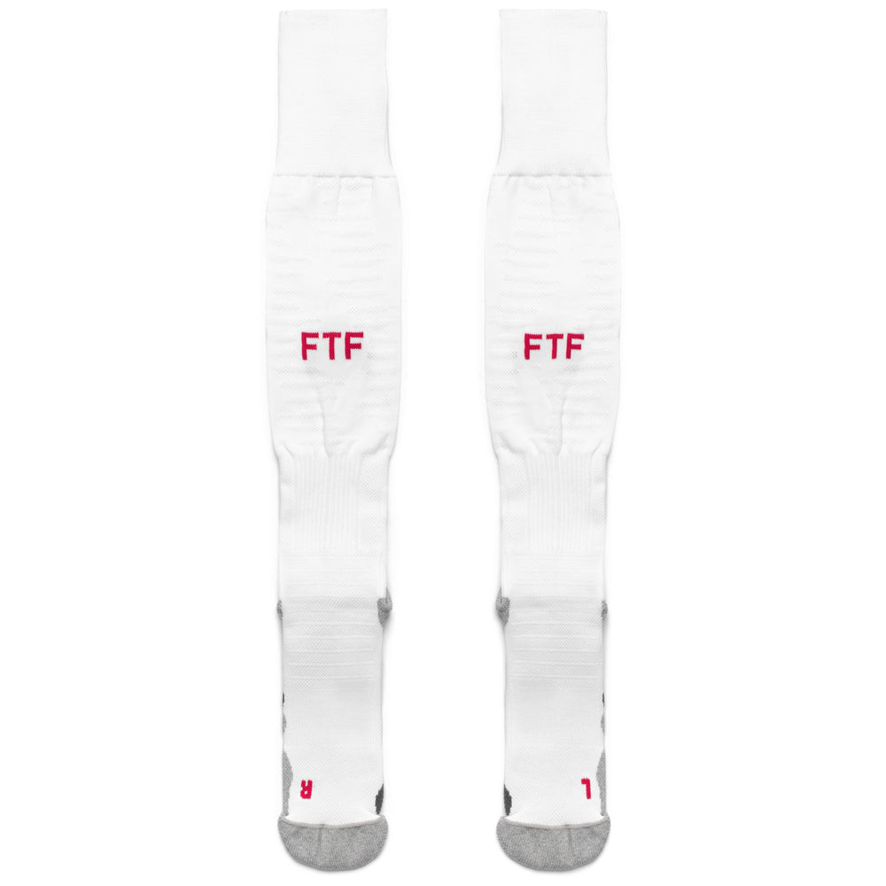 KOMBAT SPARK PRO 2 TUNISIA 1PACK - Socks - Knee High Sock - Man - White-Red 02