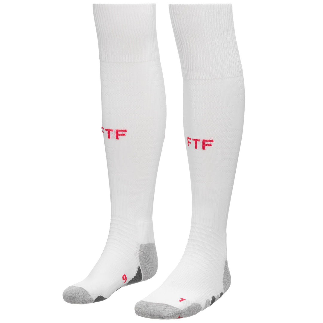 KOMBAT SPARK PRO 2 TUNISIA 1PACK - Socks - Knee High Sock - Man - White-Red 01