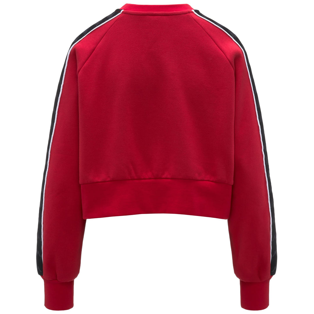 Red Black Women's Oversized Fleece Sport Jumper main