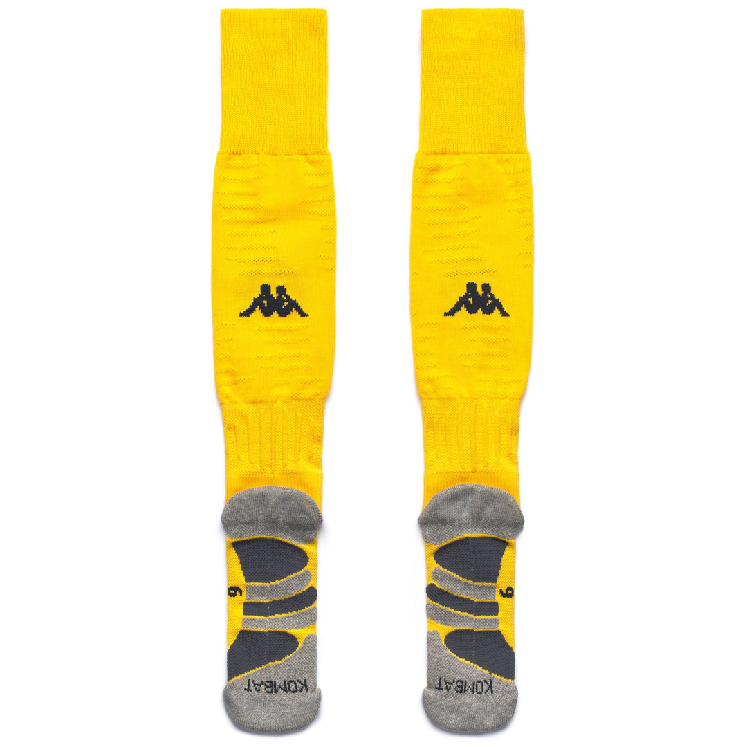Yellow Men's Genoa Football Knee High Socks with Anatomical Cushioning main