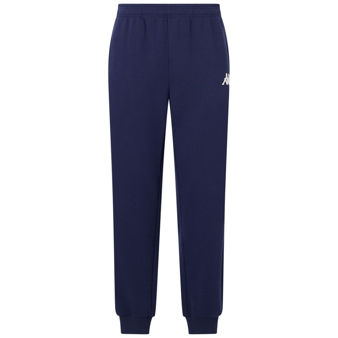 Pantalon d'entraînement en polaire brossée bleu pour homme, coupe classique main