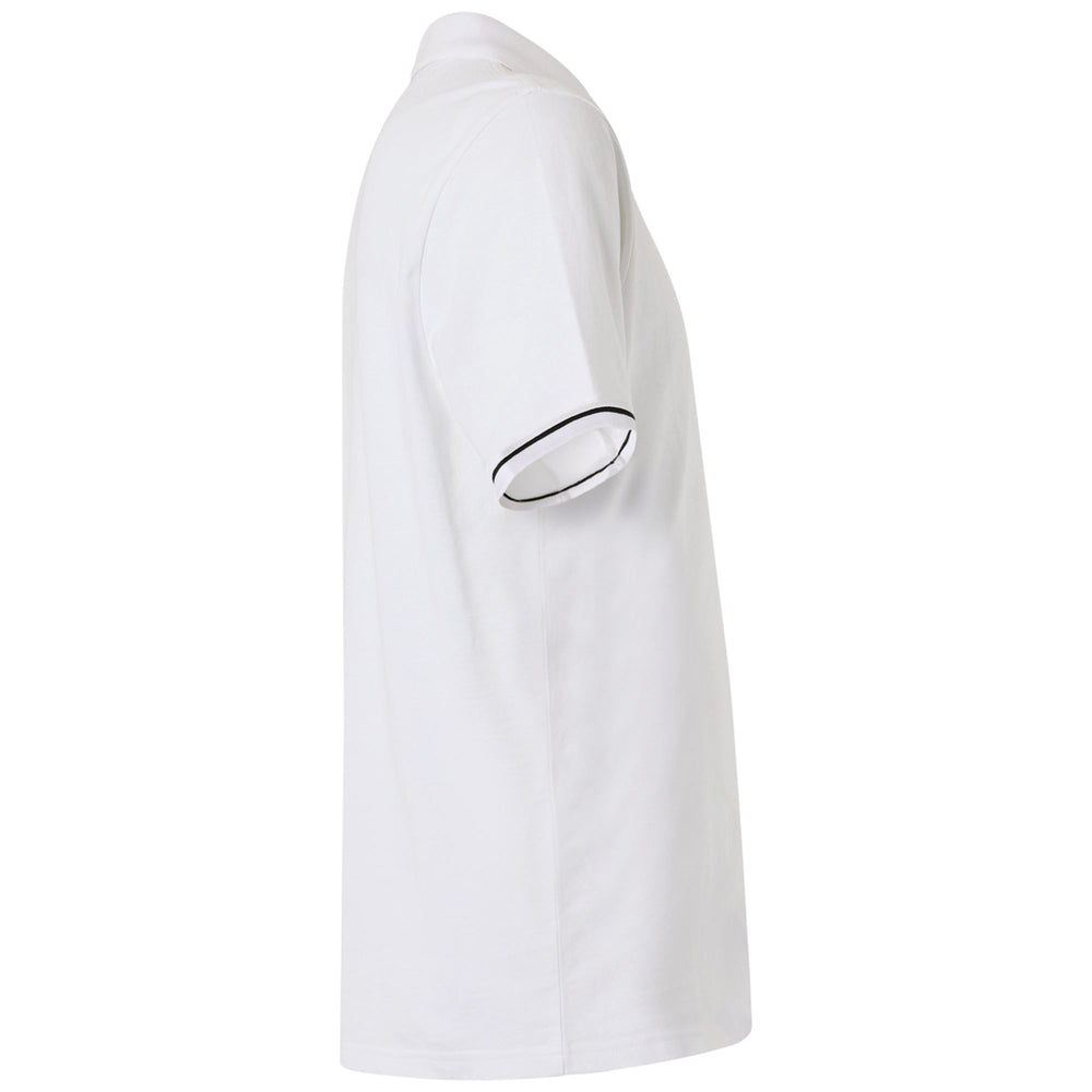 White Men's Regular Fit Cotton Polo Shirt for Training 02