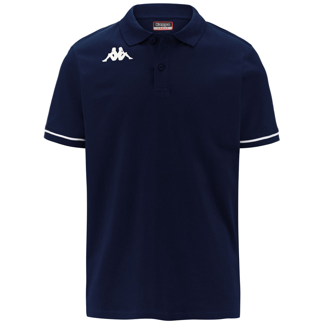 Blue Men's Regular Fit Cotton Polo Shirt for Training 01