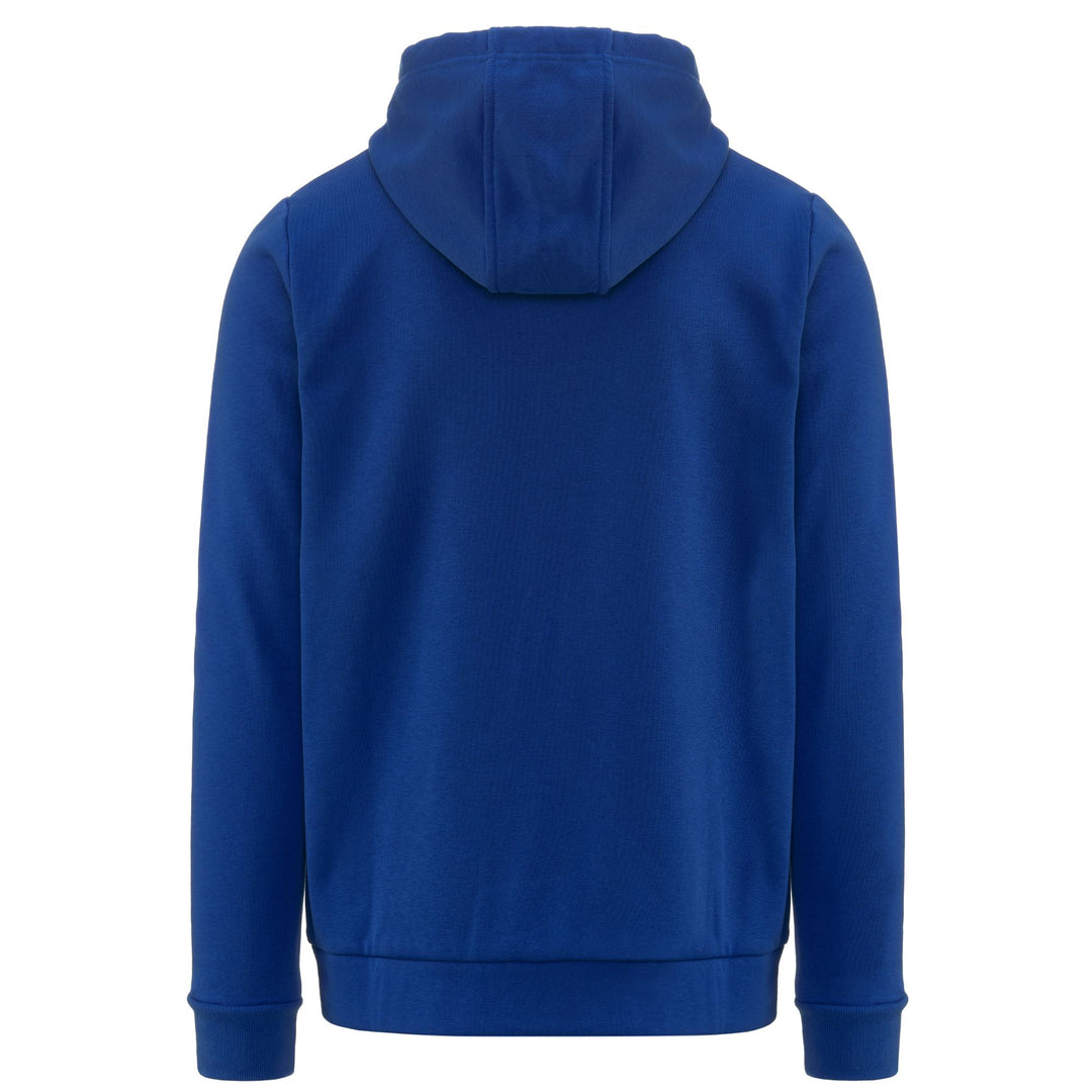 Sapphire Blue Men's Full Zip Training Hoodie in Fleece main