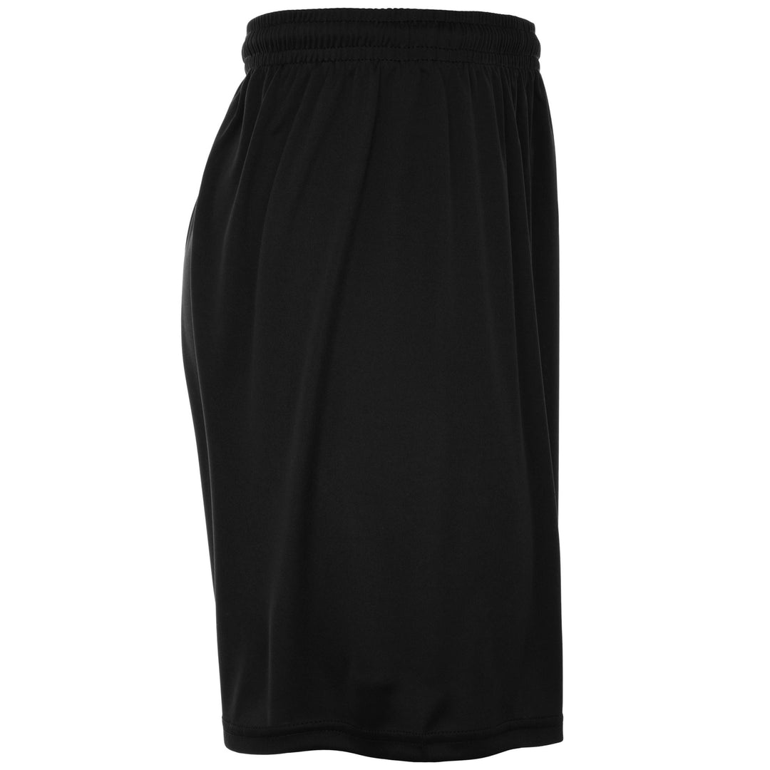 Pantalones cortos negros de fútbol Regular Fit para hombre en tejido interlock main