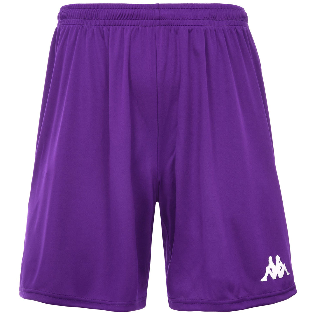 Violet Men's Regular Fit Soccer Shorts in Interlock Fabric 01